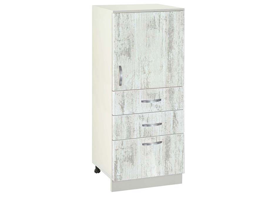 Ντουλάπι Κουζίνας επιδαπέδιο 60εκ., Νο 600K, Μήκος: 60 Βάθος: 58 Ύψος: 143.8, Genomax - Λευκό γυαλιστερό, Λευκό